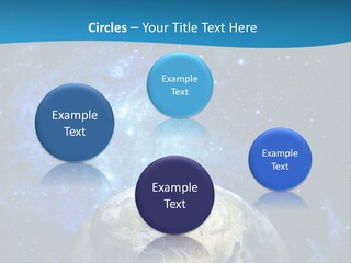 Planet Earth From Space PowerPoint Template