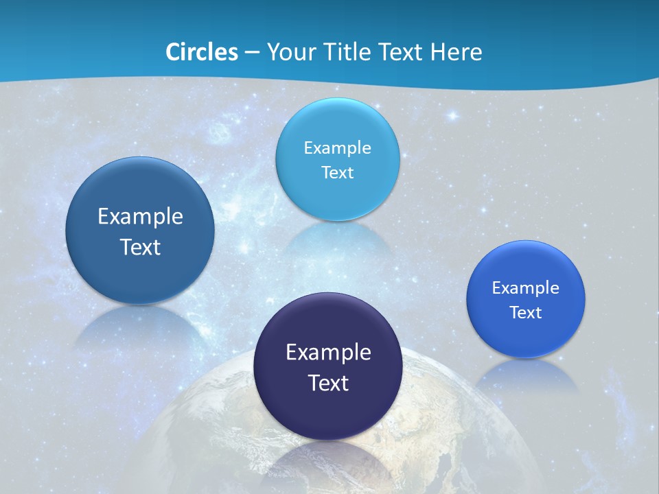 Planet Earth From Space PowerPoint Template