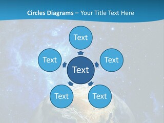 Planet Earth From Space PowerPoint Template