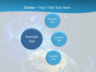 Planet Earth From Space PowerPoint Template