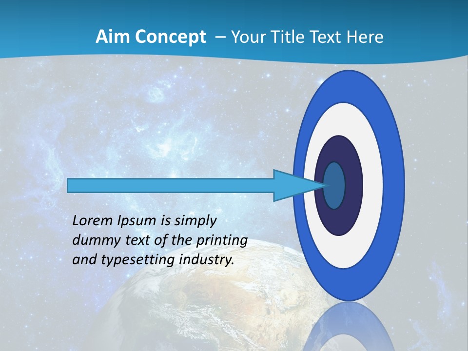 Planet Earth From Space PowerPoint Template