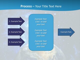 Planet Earth From Space PowerPoint Template