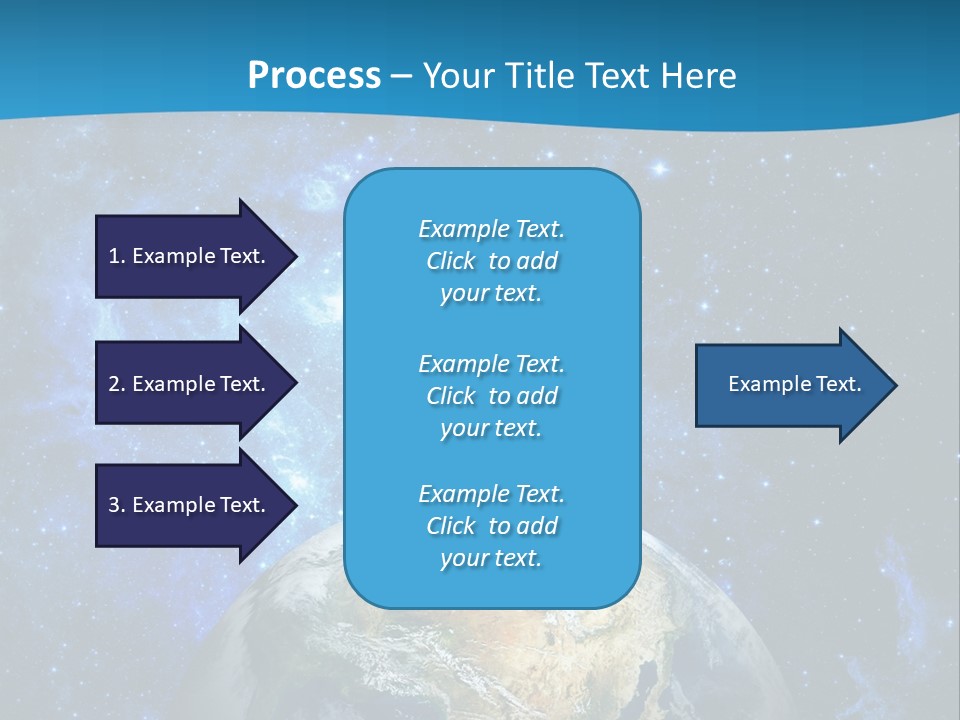 Planet Earth From Space PowerPoint Template