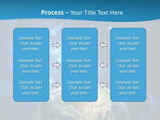 Planet Earth From Space PowerPoint Template