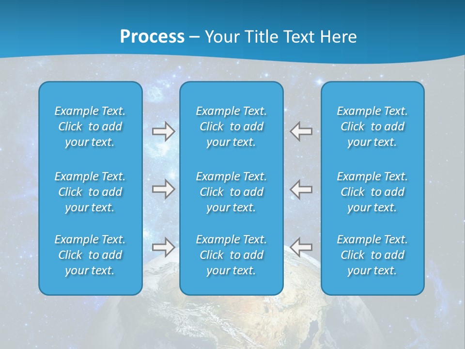 Planet Earth From Space PowerPoint Template