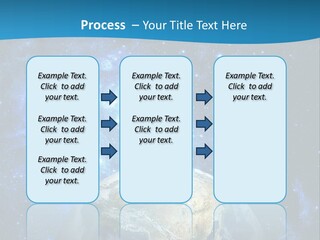 Planet Earth From Space PowerPoint Template