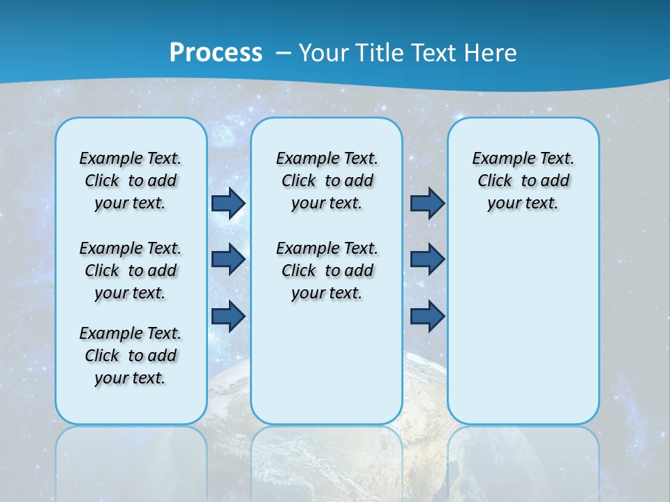 Planet Earth From Space PowerPoint Template