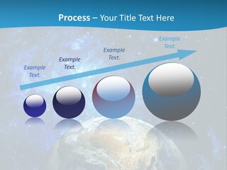 Planet Earth From Space PowerPoint Template