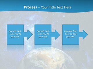 Planet Earth From Space PowerPoint Template