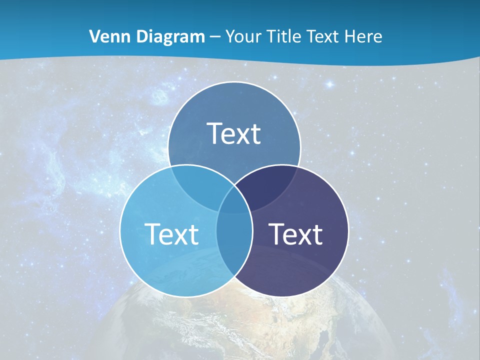 Planet Earth From Space PowerPoint Template