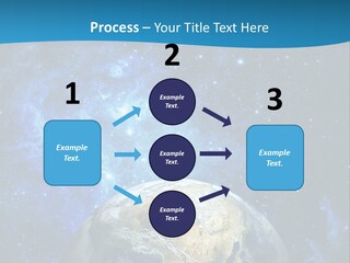 Planet Earth From Space PowerPoint Template