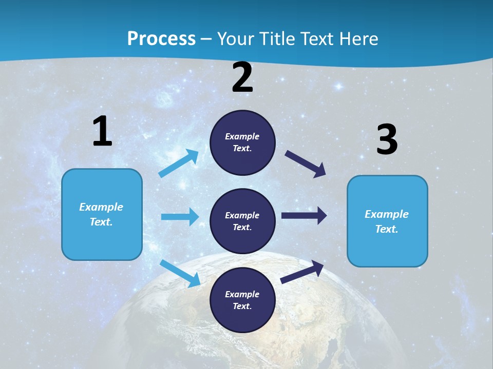 Planet Earth From Space PowerPoint Template