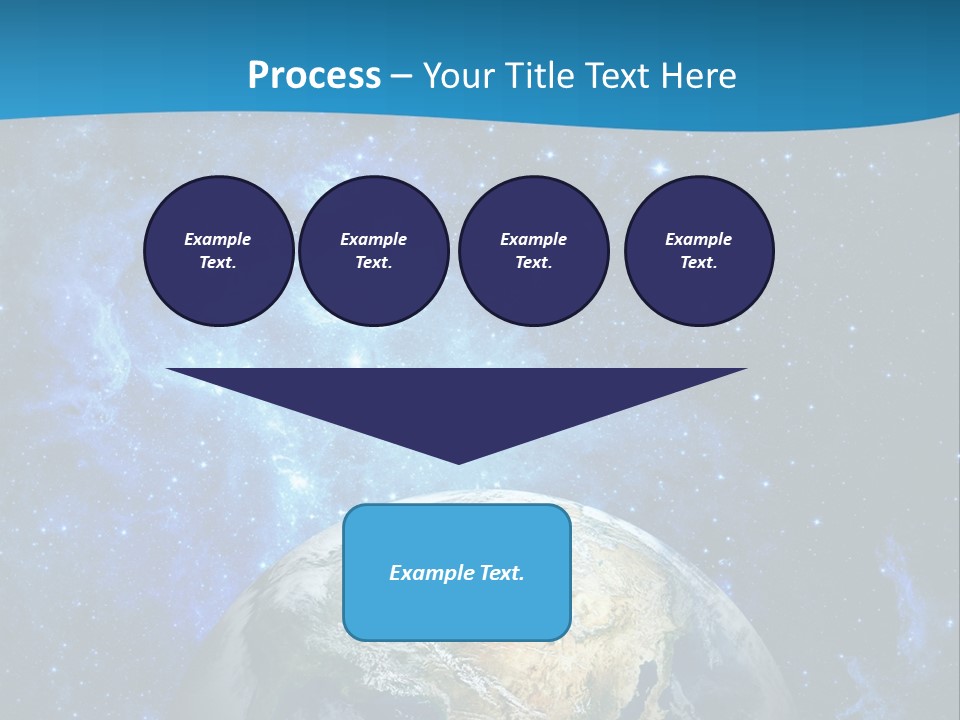Planet Earth From Space PowerPoint Template