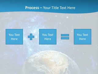 Planet Earth From Space PowerPoint Template