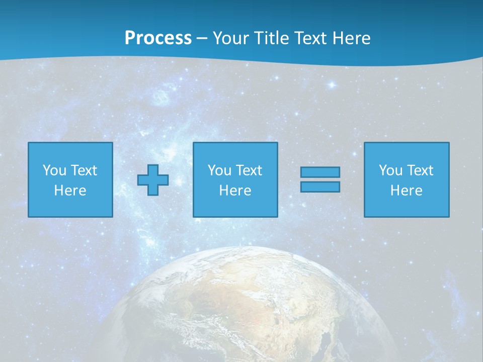 Planet Earth From Space PowerPoint Template