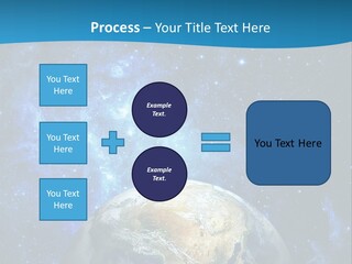 Planet Earth From Space PowerPoint Template