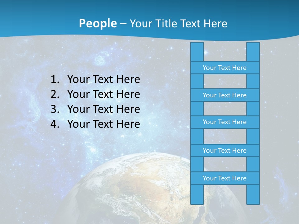 Planet Earth From Space PowerPoint Template