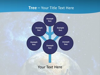 Planet Earth From Space PowerPoint Template