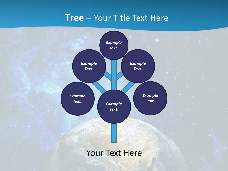 Planet Earth From Space PowerPoint Template