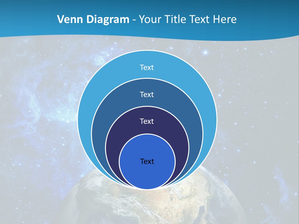 Planet Earth From Space PowerPoint Template