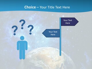 Planet Earth From Space PowerPoint Template