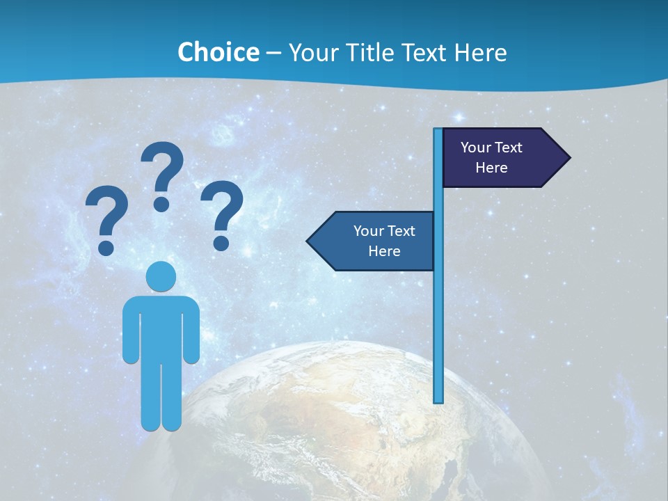 Planet Earth From Space PowerPoint Template