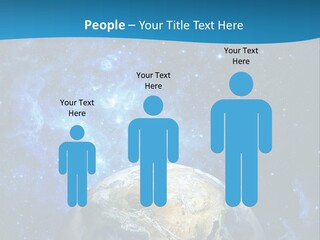 Planet Earth From Space PowerPoint Template