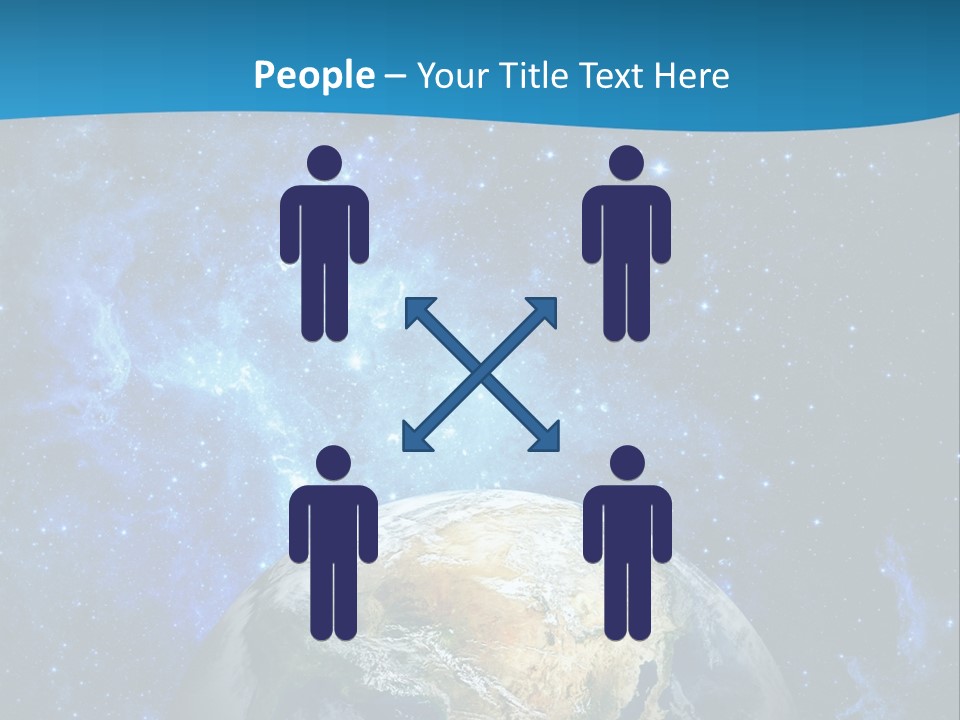 Planet Earth From Space PowerPoint Template