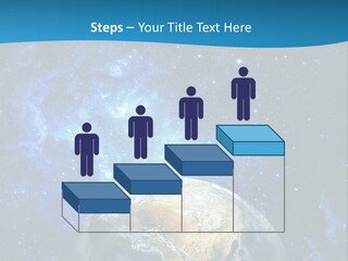 Planet Earth From Space PowerPoint Template