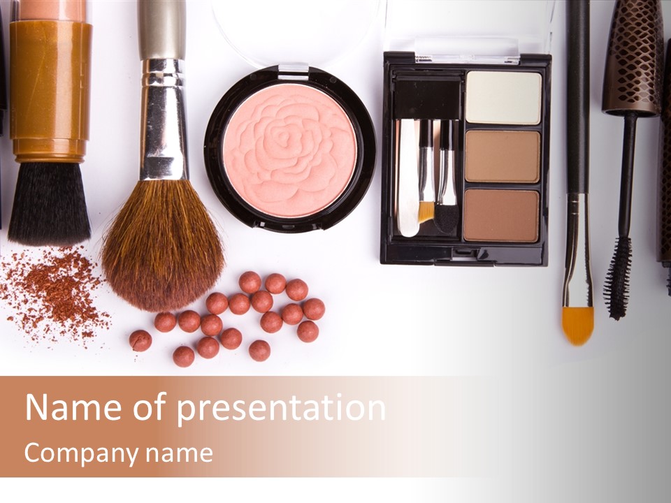 Makeup Set PowerPoint Template