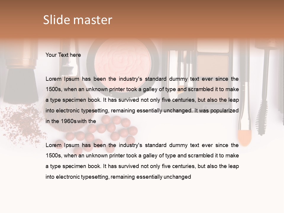 Makeup Set PowerPoint Template