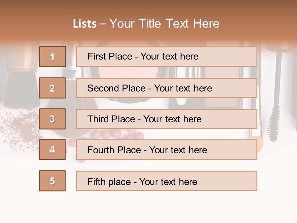 Makeup Set PowerPoint Template