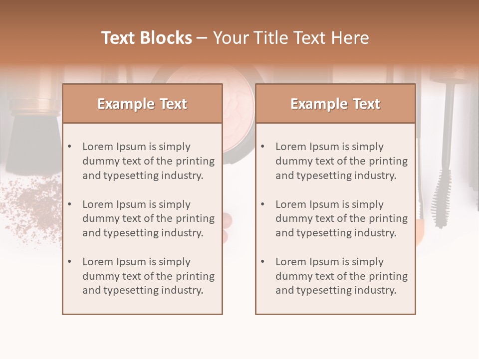 Makeup Set PowerPoint Template