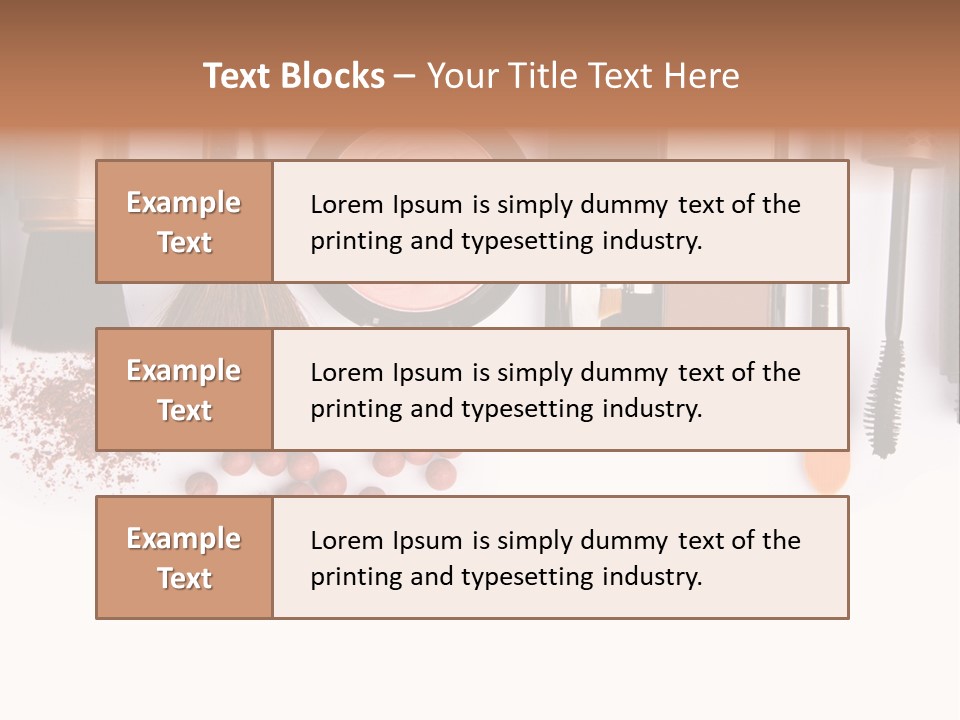 Makeup Set PowerPoint Template