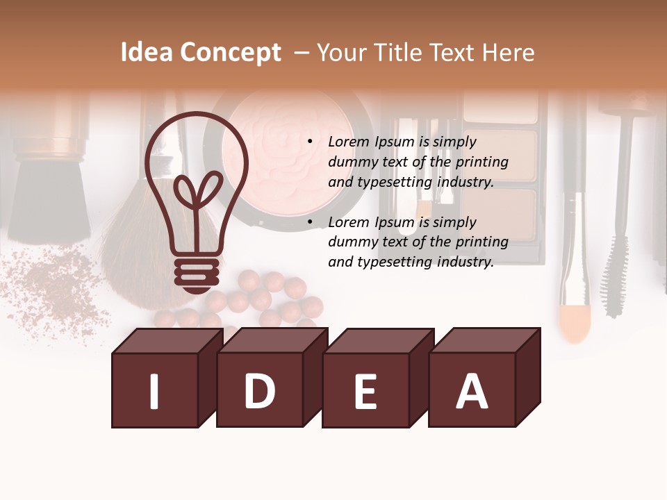 Makeup Set PowerPoint Template