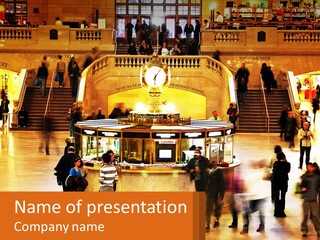 Railway Station PowerPoint Template