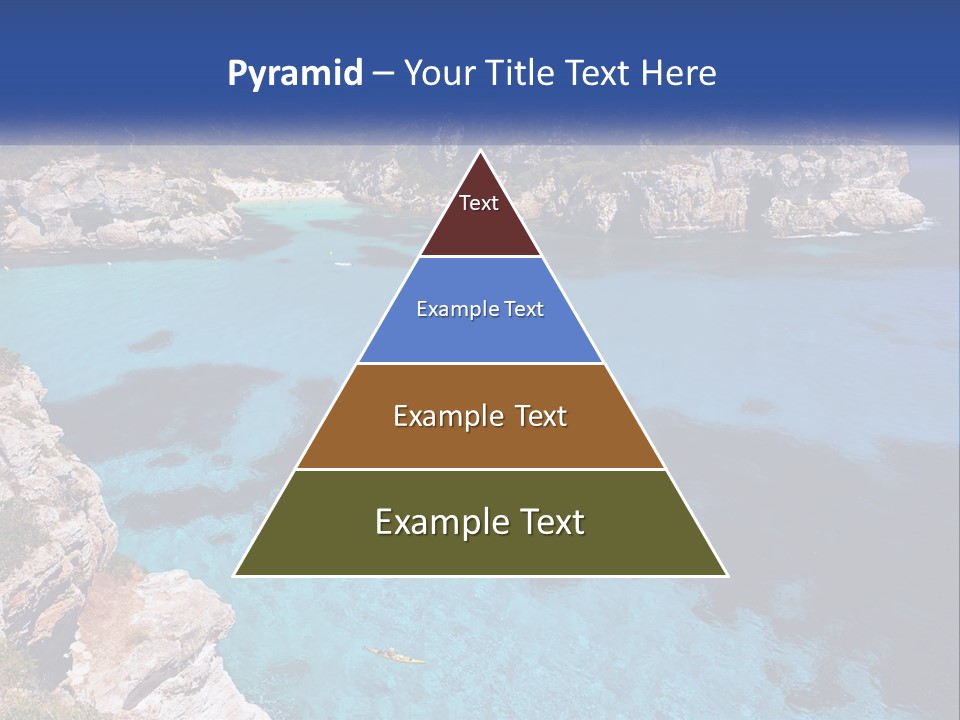 An Island In The Ocean PowerPoint Template