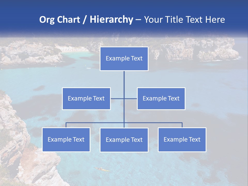 An Island In The Ocean PowerPoint Template