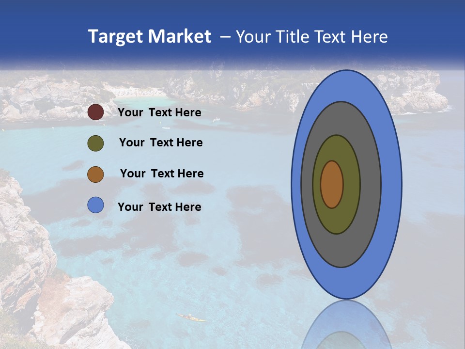 An Island In The Ocean PowerPoint Template