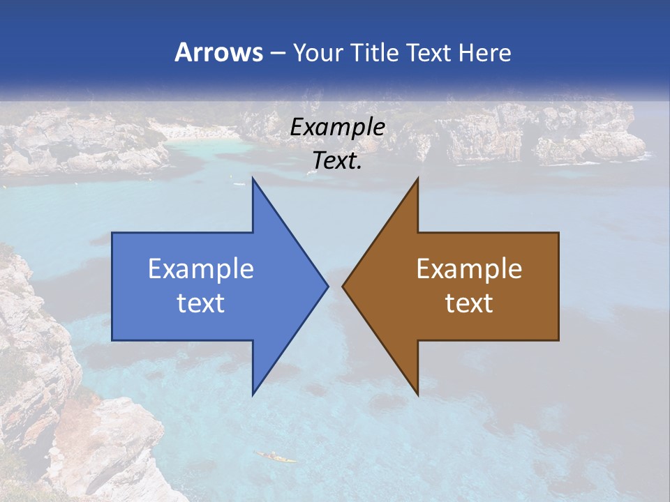An Island In The Ocean PowerPoint Template