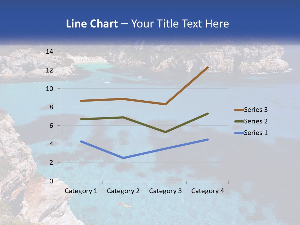 An Island In The Ocean PowerPoint Template