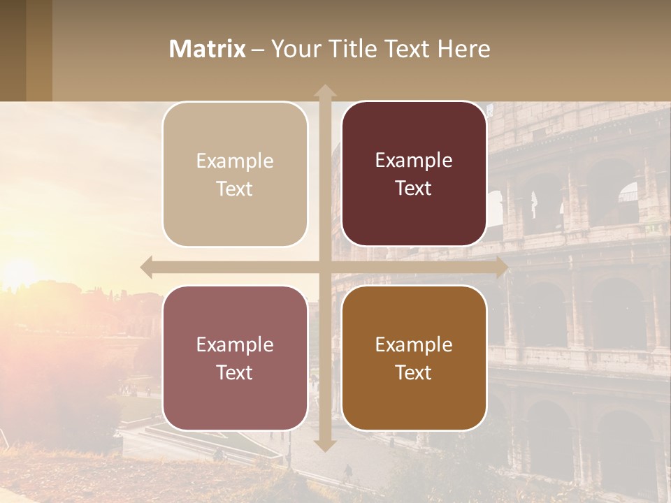 Rome. Colosseum PowerPoint Template