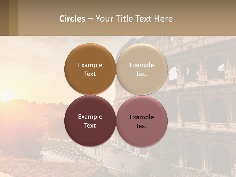 Rome. Colosseum PowerPoint Template