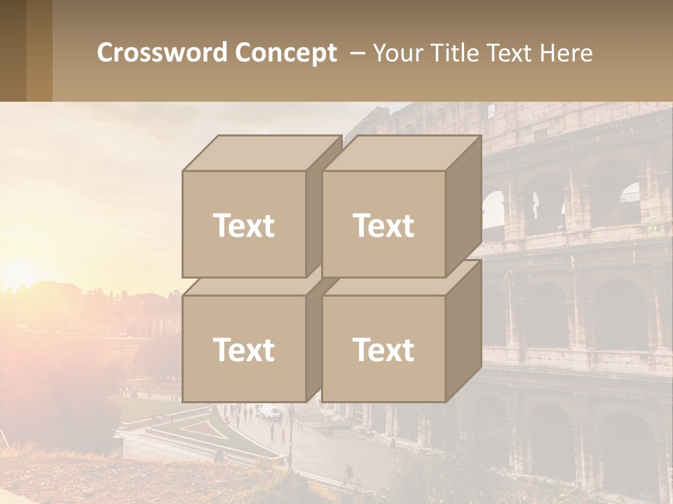 Rome. Colosseum PowerPoint Template