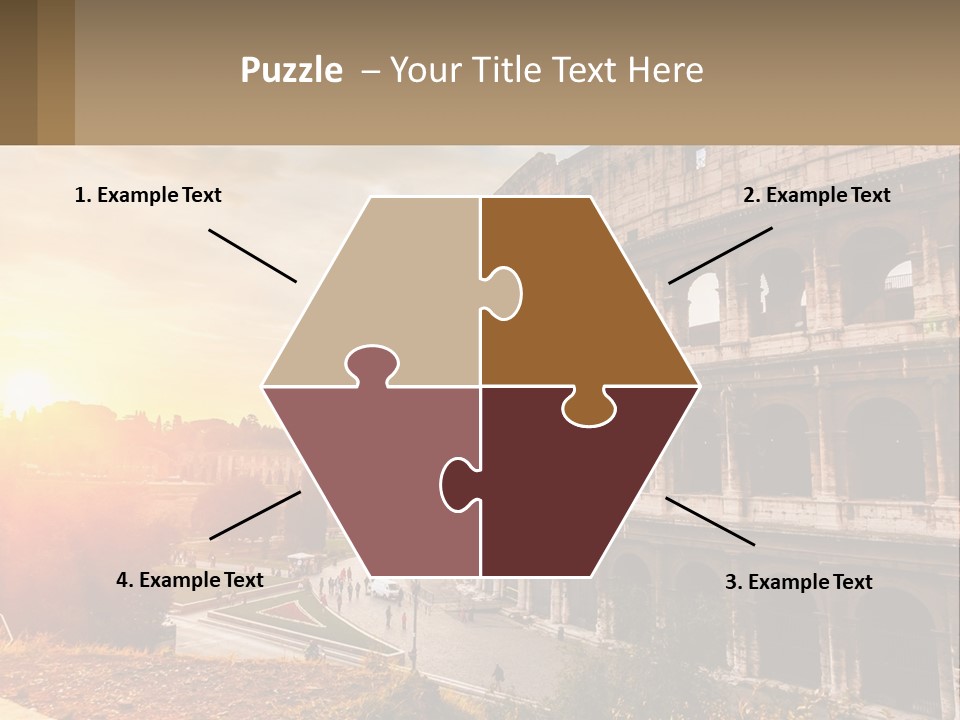 Rome. Colosseum PowerPoint Template