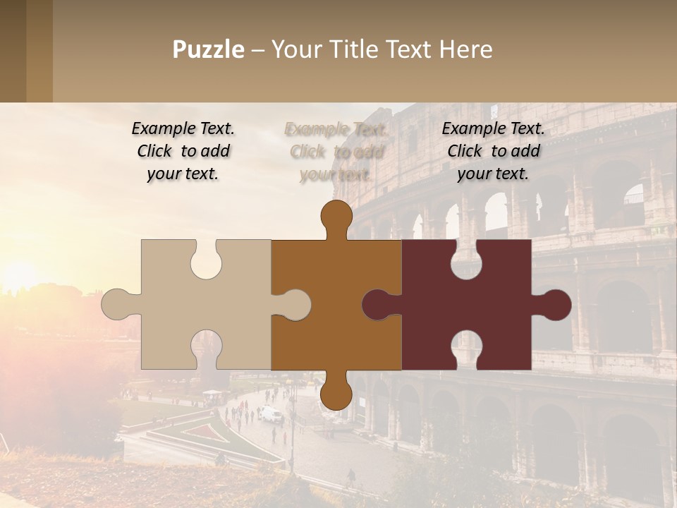 Rome. Colosseum PowerPoint Template