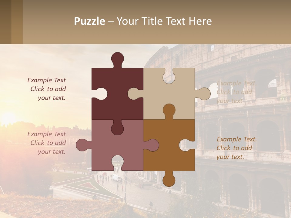 Rome. Colosseum PowerPoint Template