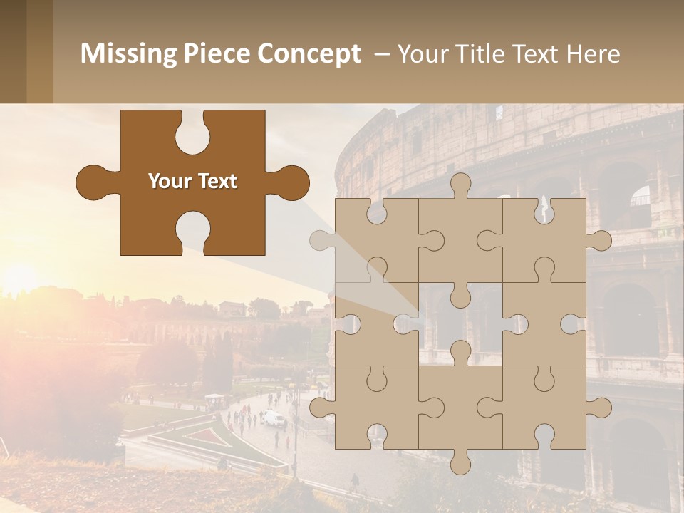 Rome. Colosseum PowerPoint Template