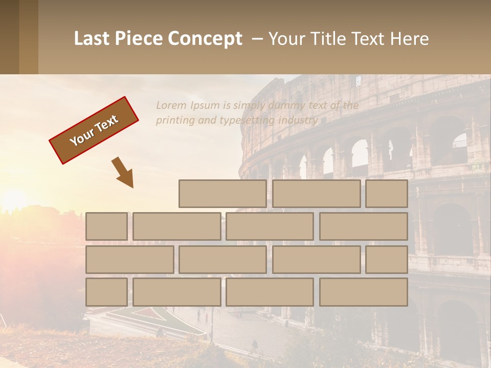 Rome. Colosseum PowerPoint Template
