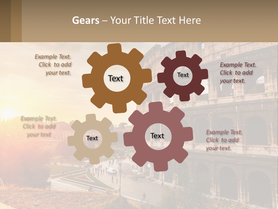 Rome. Colosseum PowerPoint Template